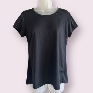 Old Navy Black Active Tee - Short Sleeve Performance Top, Size M